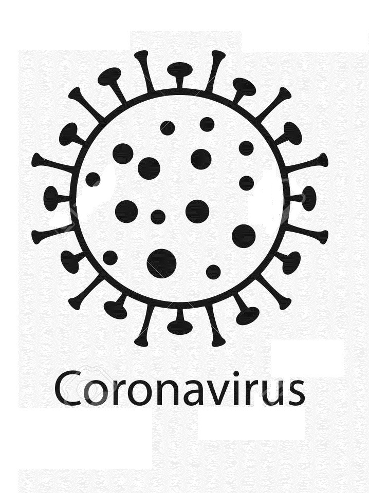 Раскраска коронавирус 4