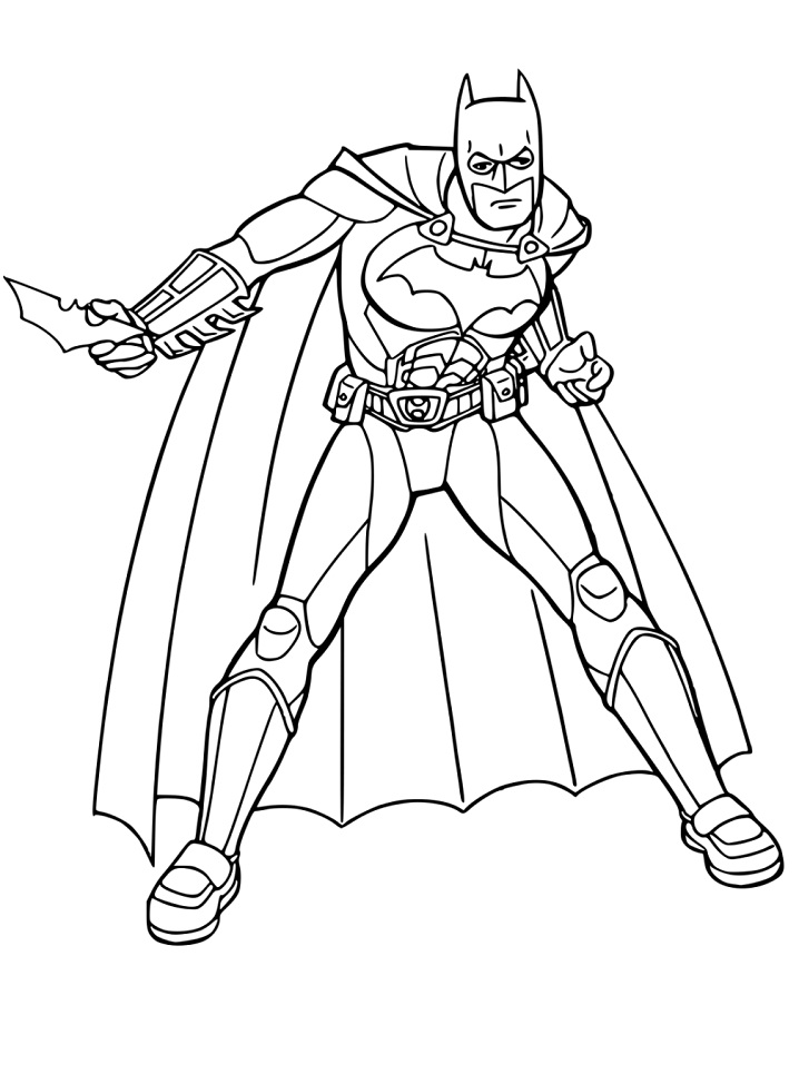 Раскраска Бэтмен и Бэтаранг 3