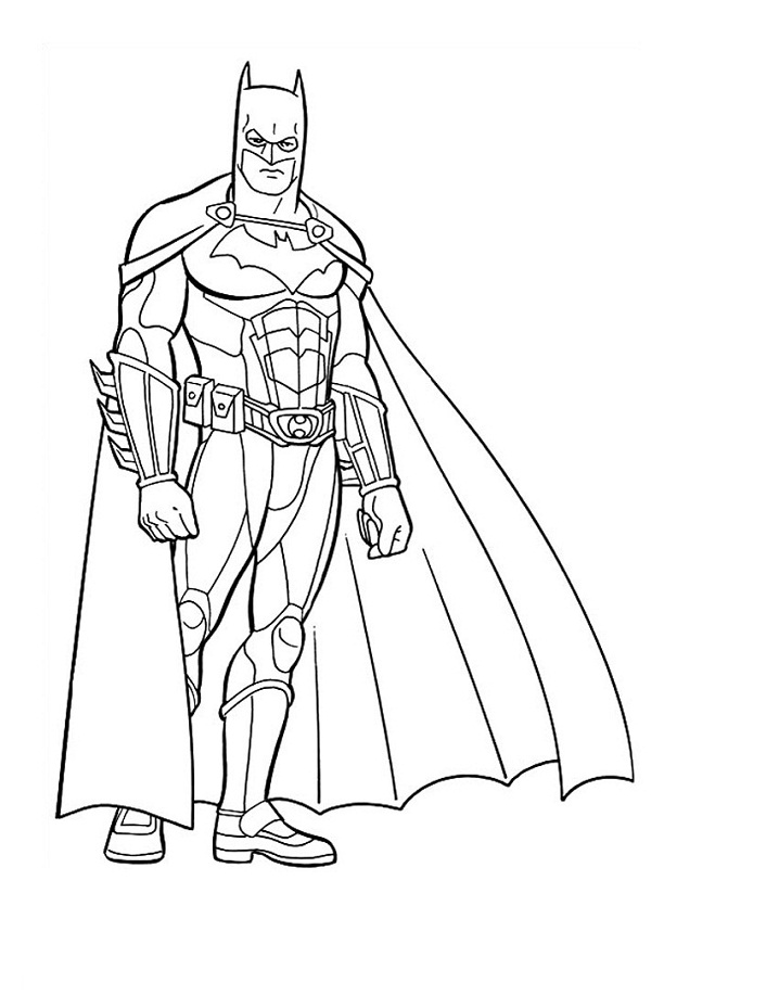 Раскраска классный бэтмен 3