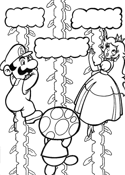 Раскраска Марио (3)