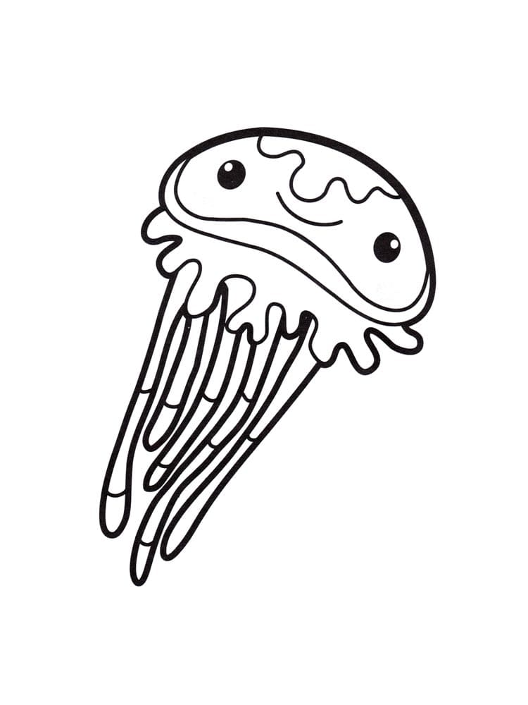 Раскраска Медуза (1)