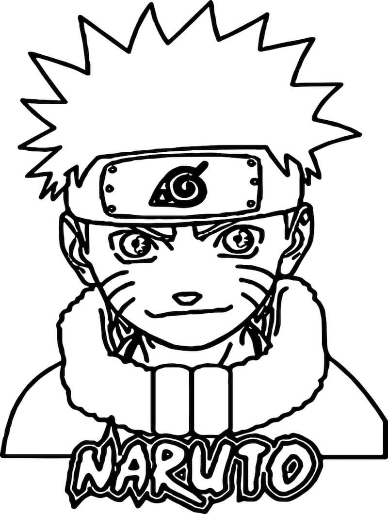 Раскраска Раскраски Наруто (Naruto)