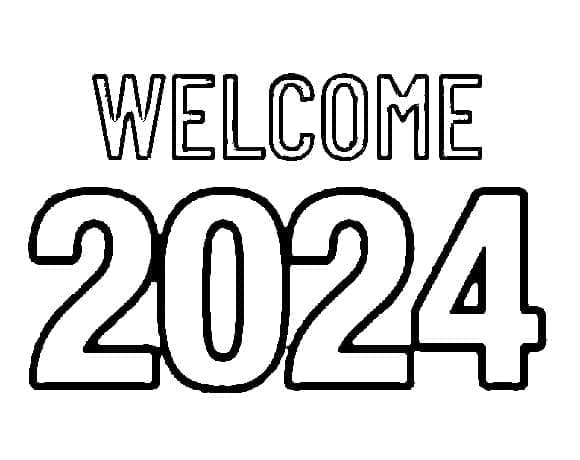 Раскраска Новый год 2024 (20)
