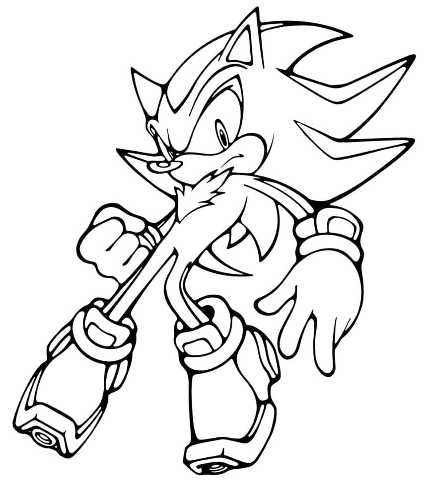 Распечатать раскраски из мультфильма Соник Икс (Sonic X)