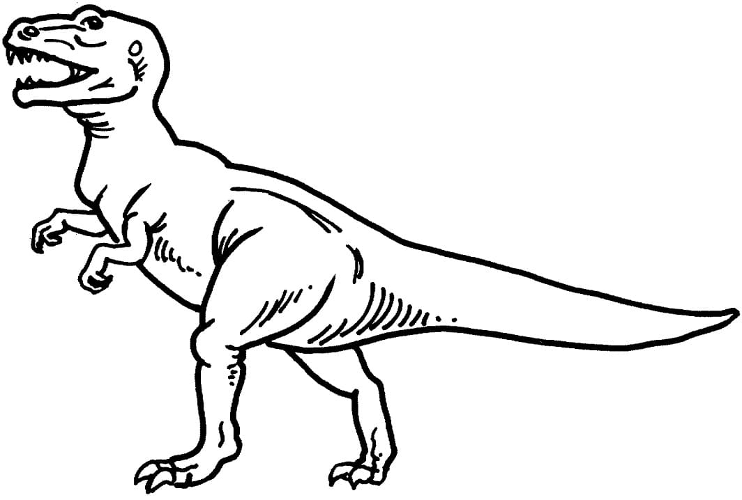 Раскраска Тираннозавр 20